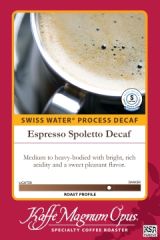 Espresso Spoletto Blend SWP Decaf Coffee
